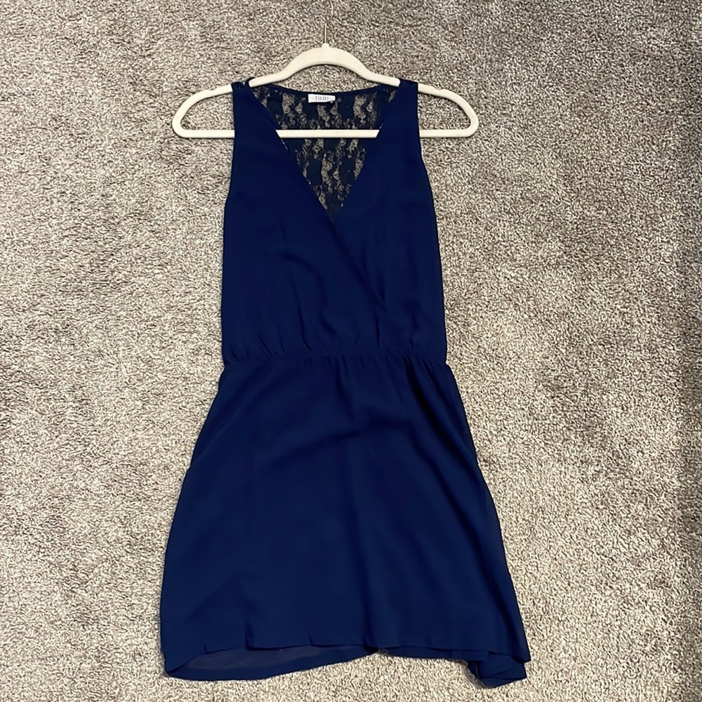 Tobi Navy Blue Mini Dress Size S